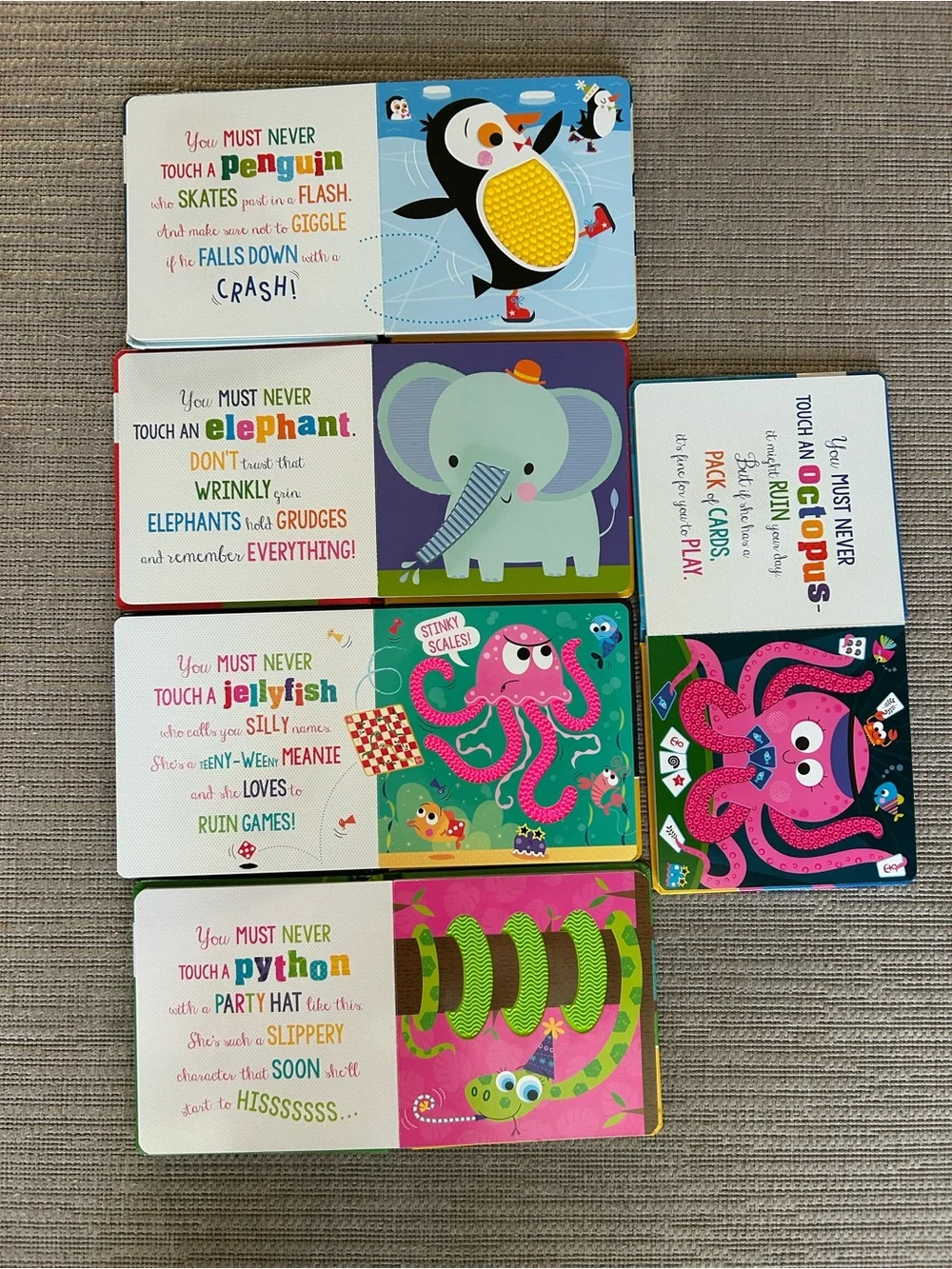 Never Touch a ….. Board Books